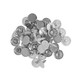 Flat Head Stud Rivets with alloy pins - Brass - (Pack of 100)